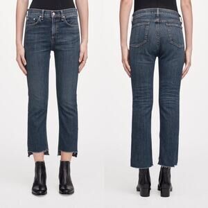 Rag & Bone Nina High-Rise Stove Pipe Straight Leg Jean